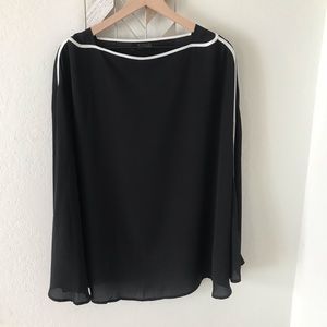 Bluesky black kimono